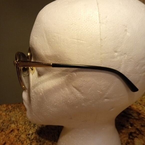 Versace Cat Eye Black Gold Polarized 2168 1377-T3 57-16-140 3P Sunglasses - Picture 5 of 13